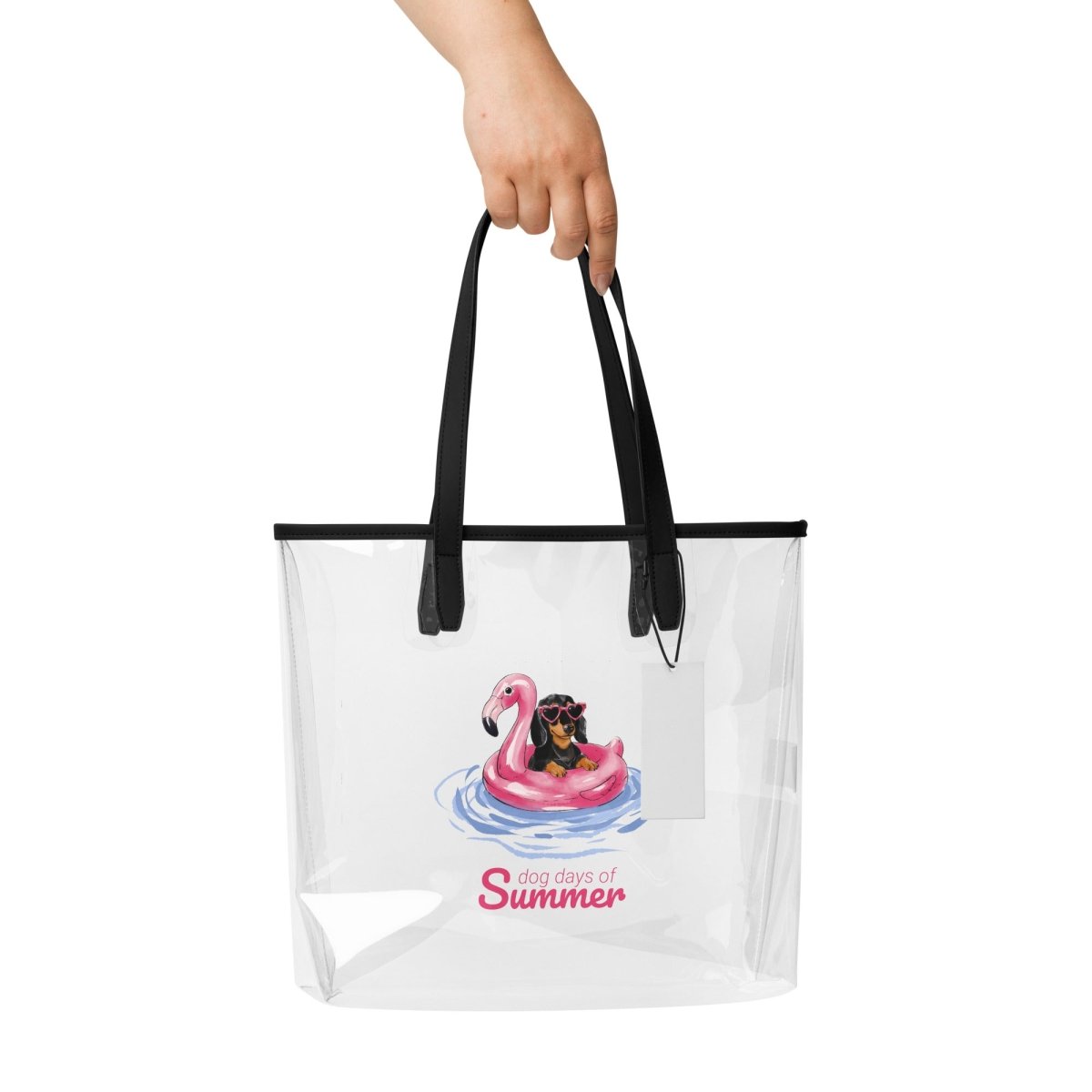 Dog Days of Summer - Clear tote bag - Little Brush Creative