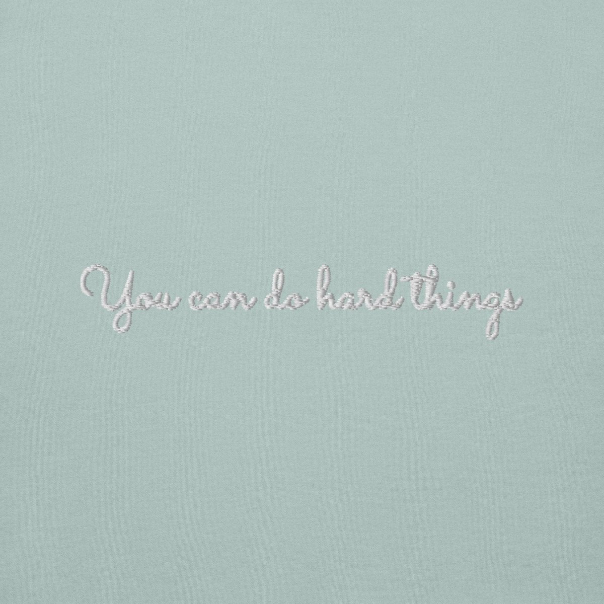 You Can Do Hard Things - Unisex Premium Sweatshirt - Little Brush Creative