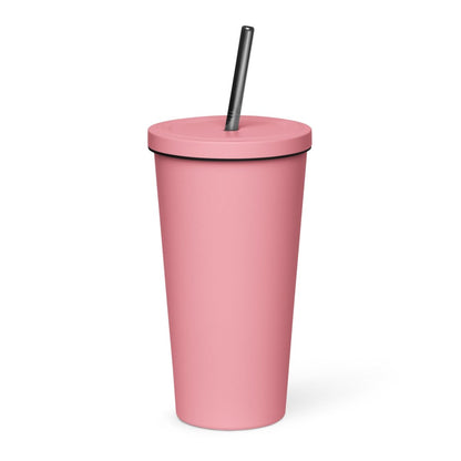 20 oz Dog Days of Summer Insulated Tumbler with Straw - Christine Hellman