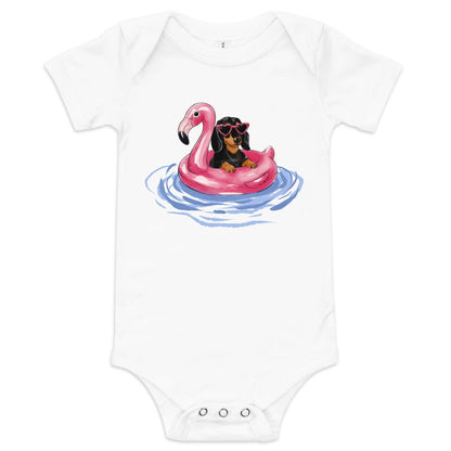Baby short sleeve one piece - Little Brush Creative