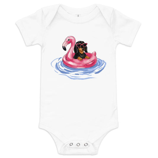 Baby short sleeve one piece - Little Brush Creative