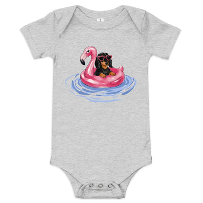 Baby short sleeve one piece - Little Brush Creative