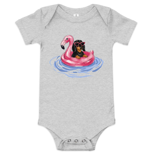Baby short sleeve one piece - Little Brush Creative
