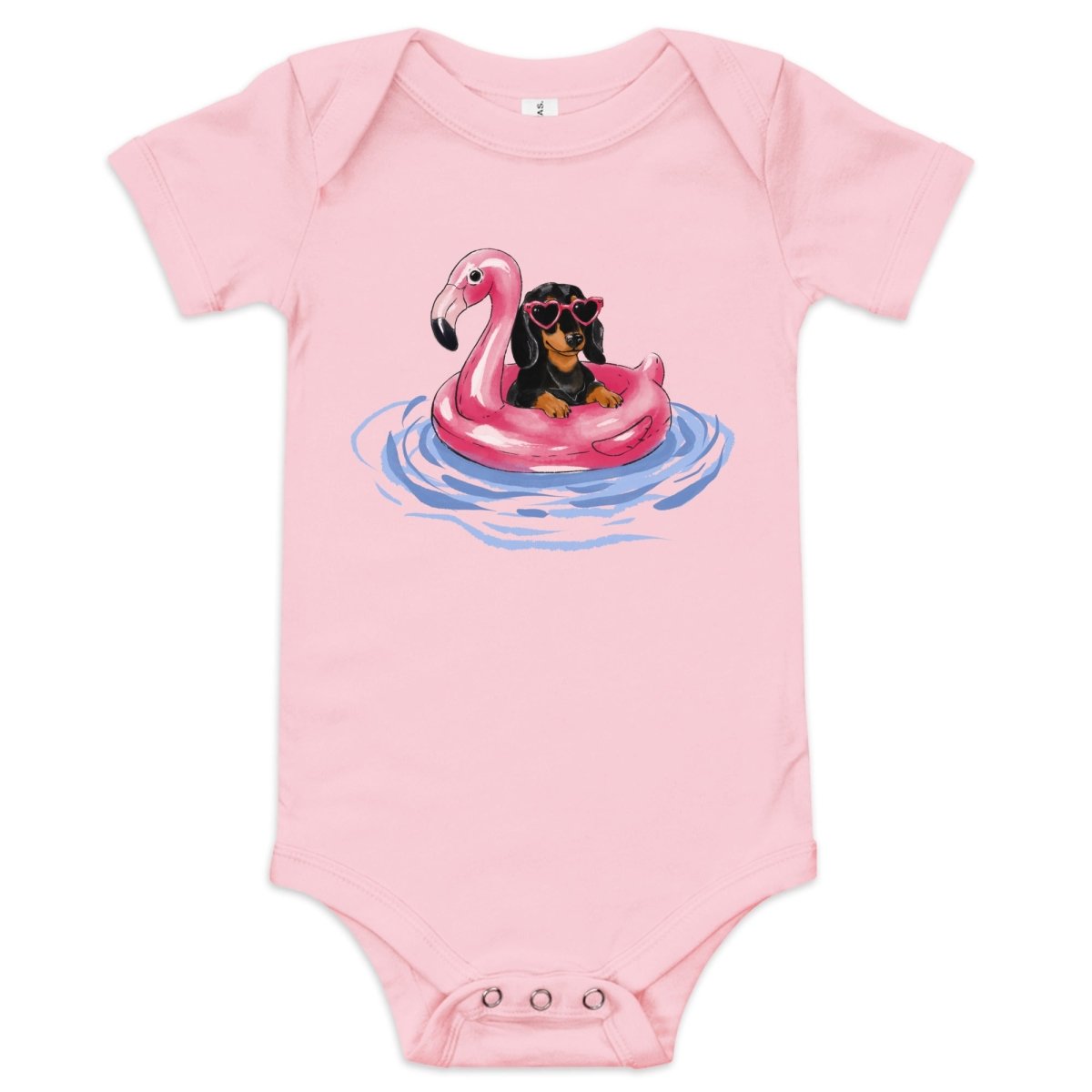 Baby short sleeve one piece - Little Brush Creative