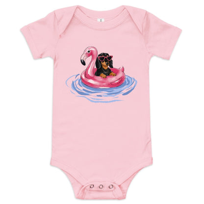 Baby short sleeve one piece - Little Brush Creative