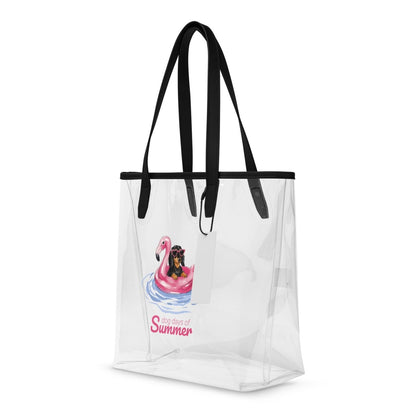 Dog Days of Summer - Clear tote bag - Little Brush Creative