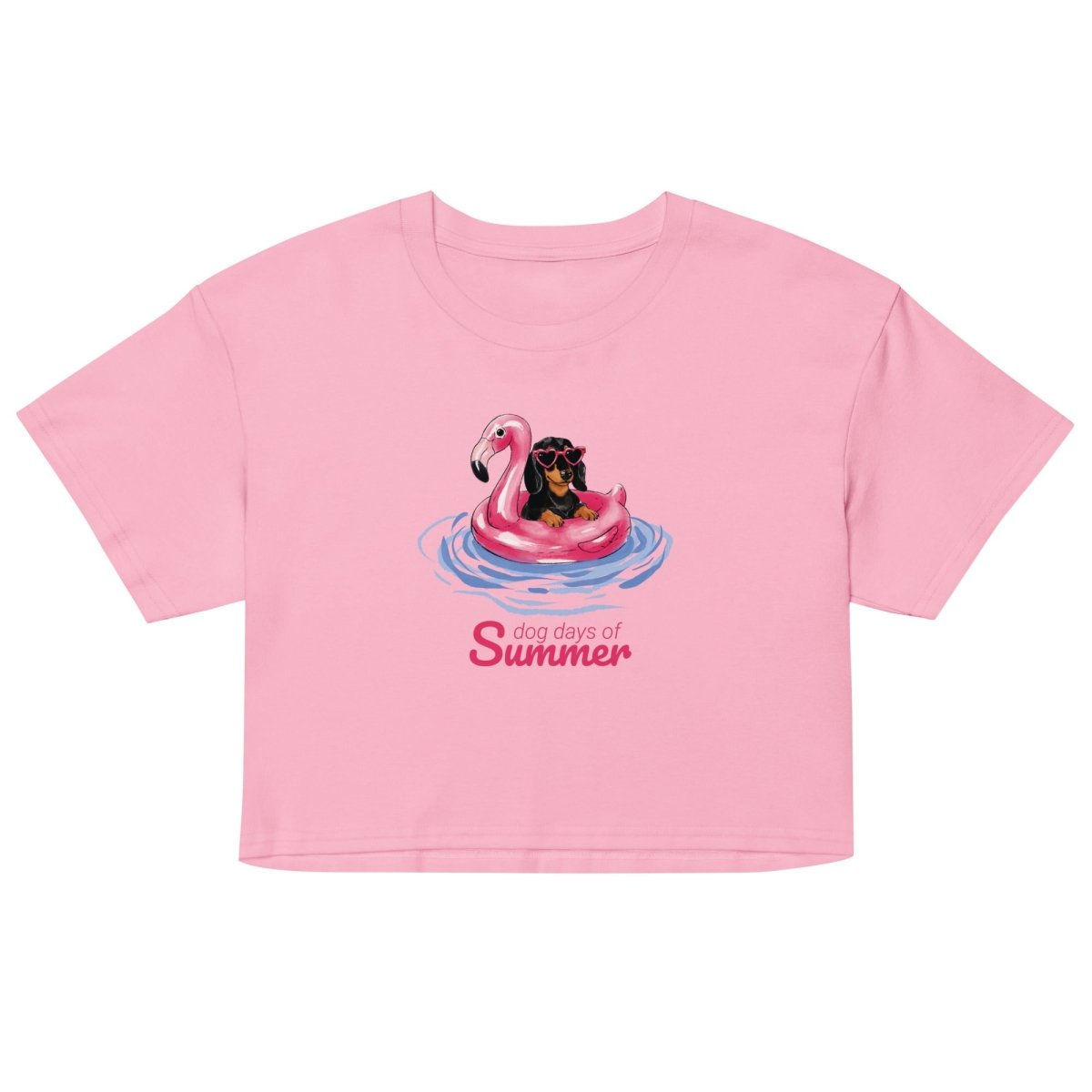 Dog Days of Summer - Women’s Crop Top - Little Brush Creative