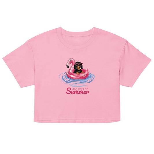 Dog Days of Summer - Women’s Crop Top - Little Brush Creative