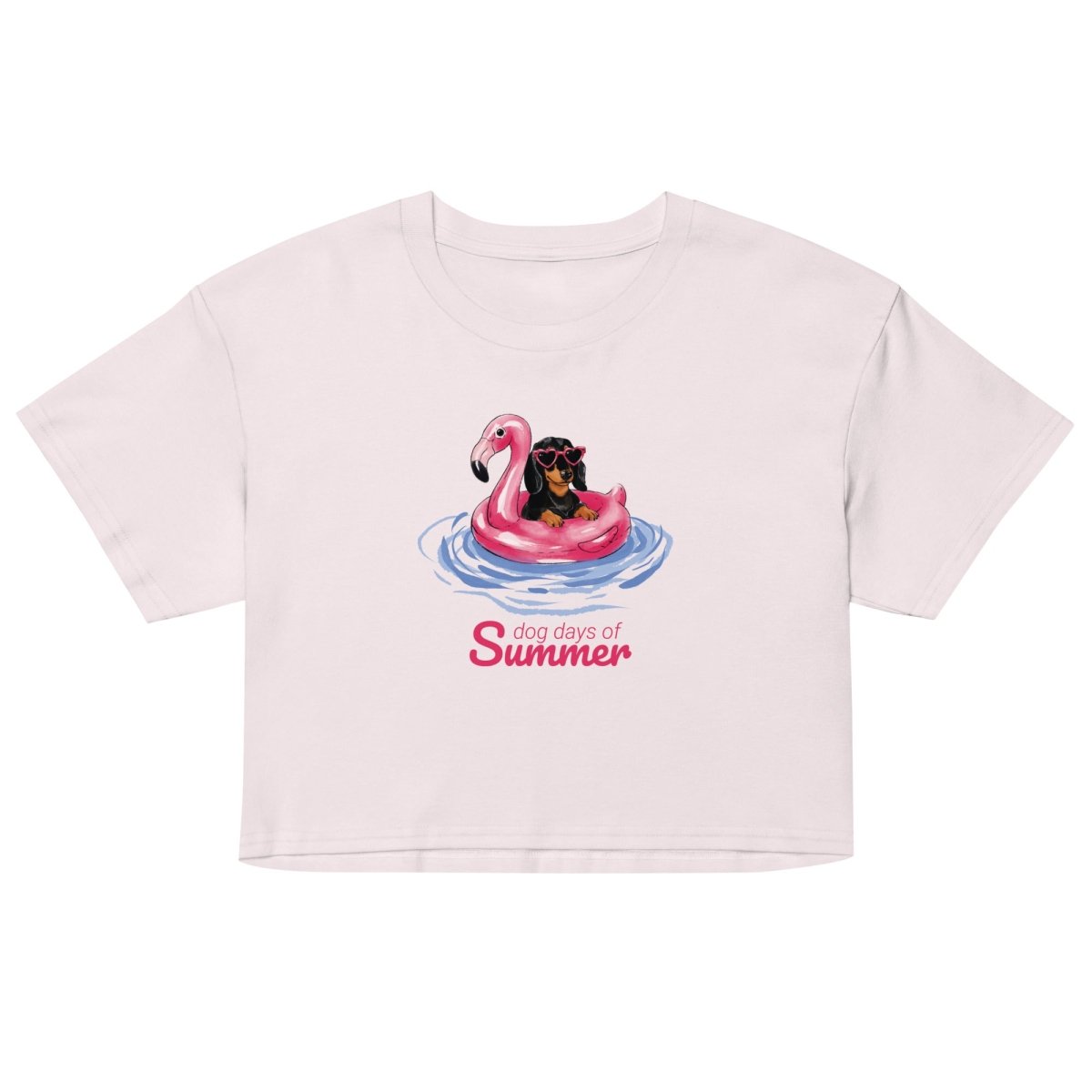 Dog Days of Summer - Women’s Crop Top - Little Brush Creative