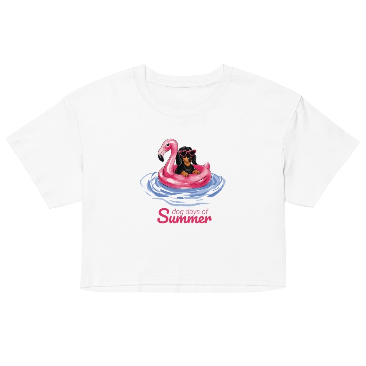 Dog Days of Summer - Women’s Crop Top - Little Brush Creative
