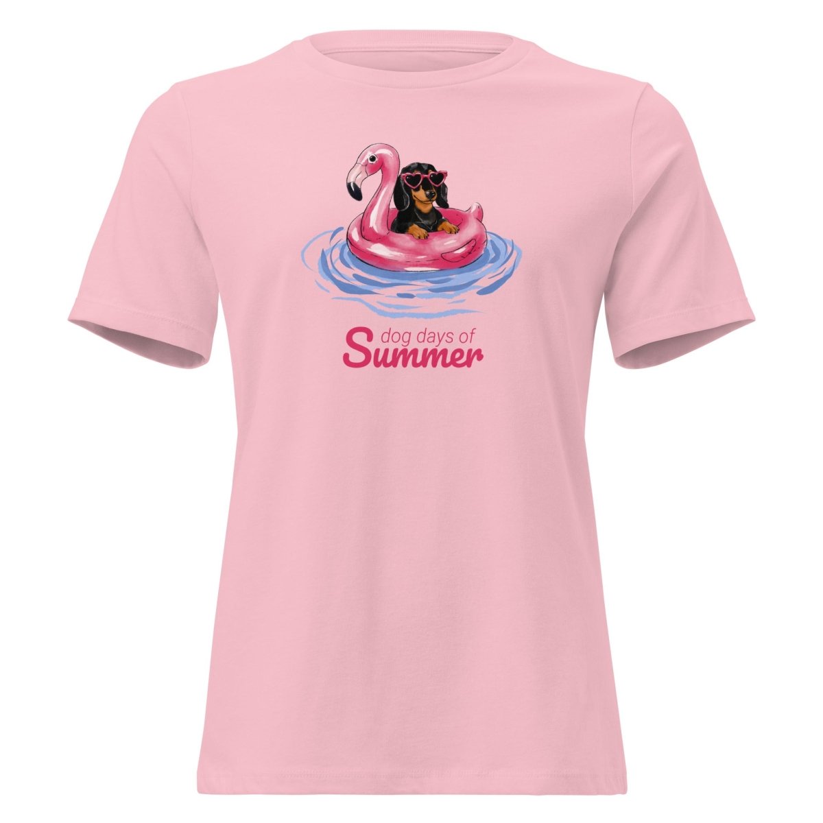 Dog Days of Summer - Women's Relaxed T-Shirt - Little Brush Creative