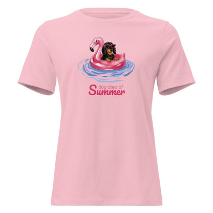 Dog Days of Summer - Women's Relaxed T-Shirt - Little Brush Creative