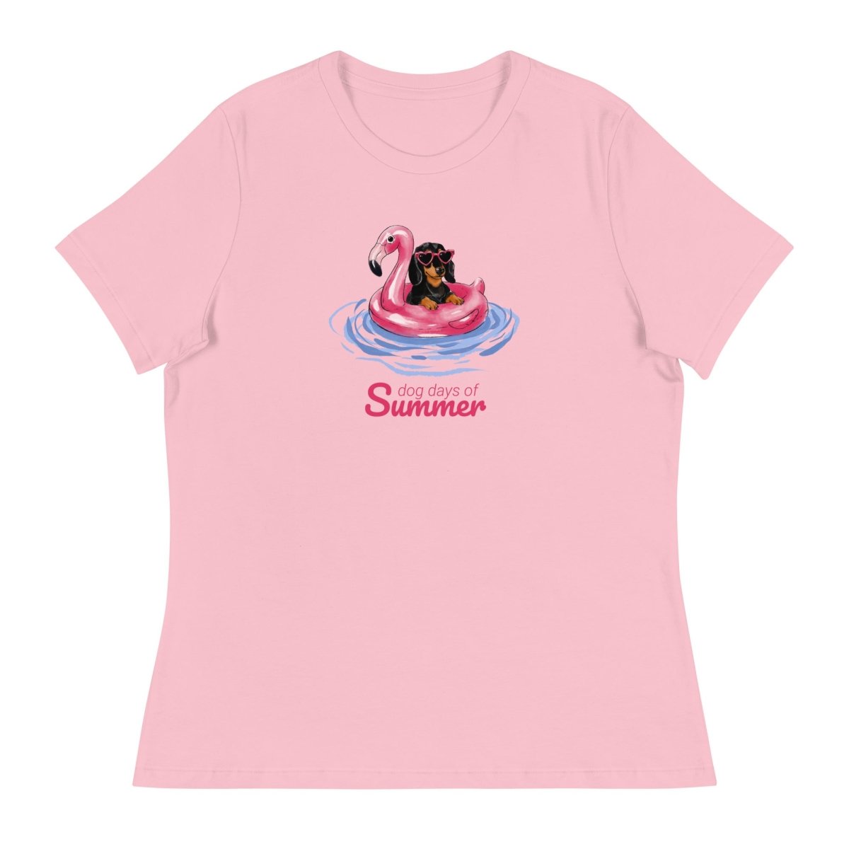 Dog Days of Summer - Women's Relaxed T-Shirt - Little Brush Creative