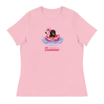 Dog Days of Summer - Women's Relaxed T-Shirt - Little Brush Creative