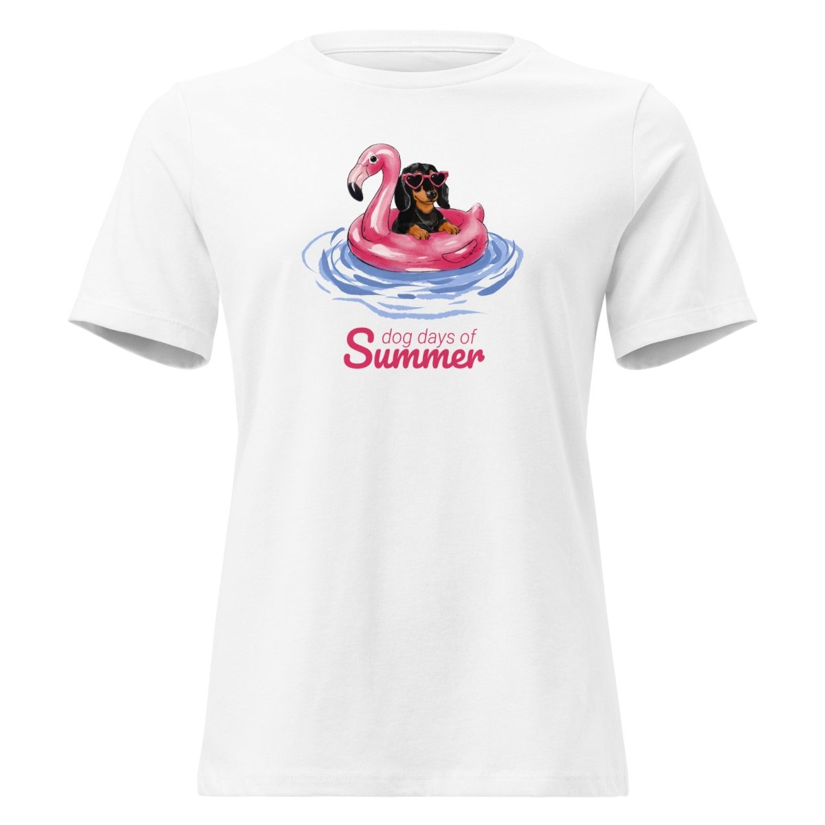 Dog Days of Summer - Women's Relaxed T-Shirt - Little Brush Creative