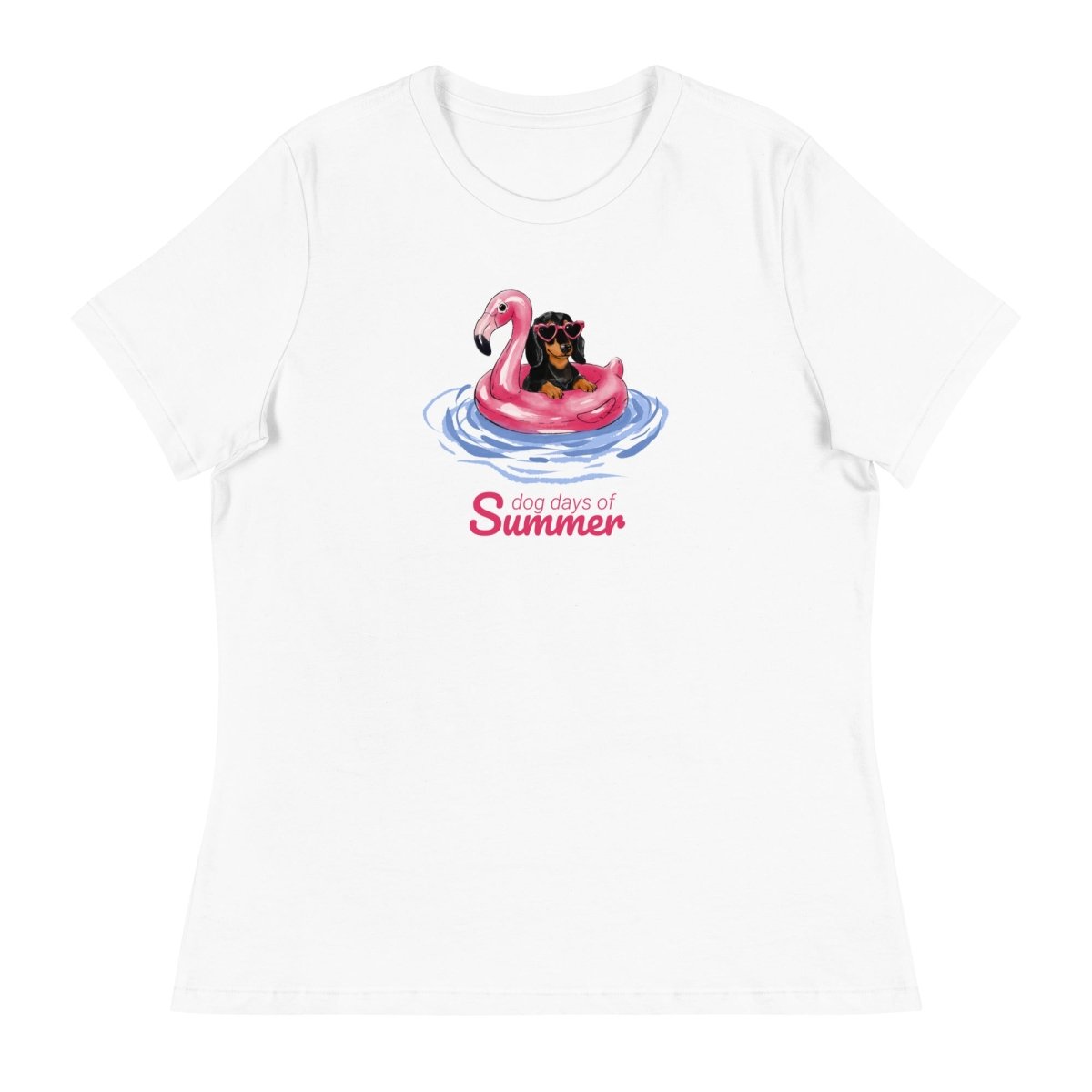 Dog Days of Summer - Women's Relaxed T-Shirt - Little Brush Creative