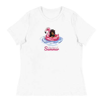 Dog Days of Summer - Women's Relaxed T-Shirt - Little Brush Creative