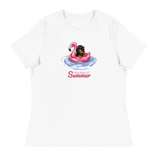Dog Days of Summer - Women's Relaxed T-Shirt - Little Brush Creative