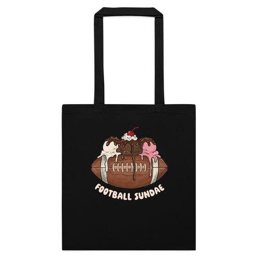 Football Sundae - Cotton Tote Bag - Christine Hellman