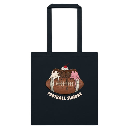Football Sundae - Cotton Tote Bag - Christine Hellman