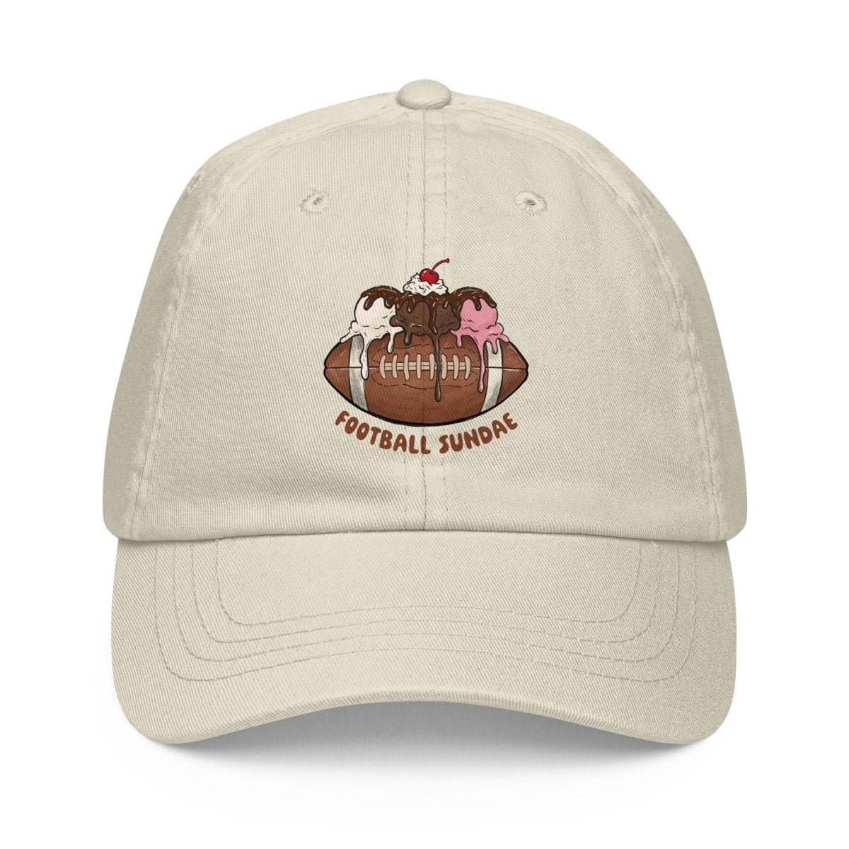 Football Sundae - Pastel Classic Baseball Hat - Christine Hellman