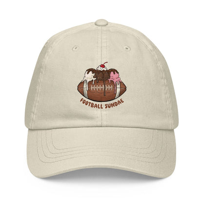 Football Sundae - Pastel Classic Baseball Hat - Christine Hellman