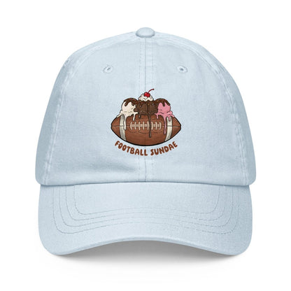 Football Sundae - Pastel Classic Baseball Hat - Christine Hellman