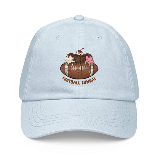 Football Sundae - Pastel Classic Baseball Hat - Christine Hellman