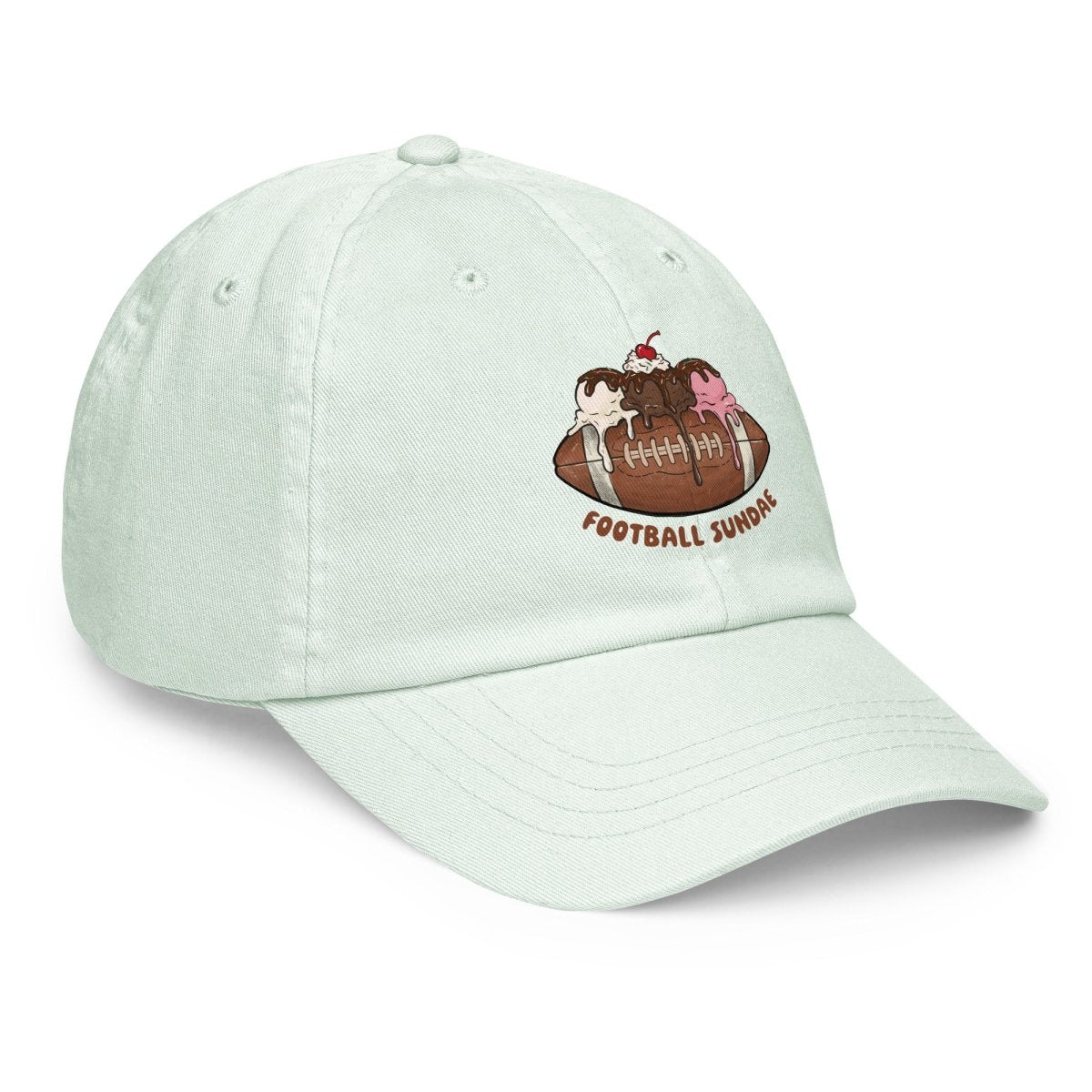 Football Sundae - Pastel Classic Baseball Hat - Christine Hellman