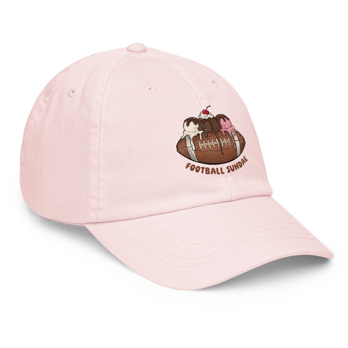 Football Sundae - Pastel Classic Baseball Hat - Christine Hellman