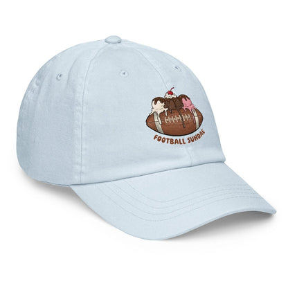 Football Sundae - Pastel Classic Baseball Hat - Christine Hellman
