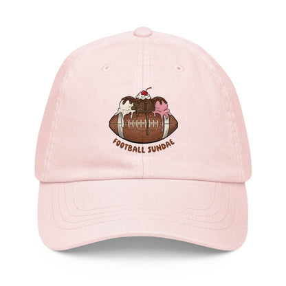 Football Sundae - Pastel Classic Baseball Hat - Christine Hellman