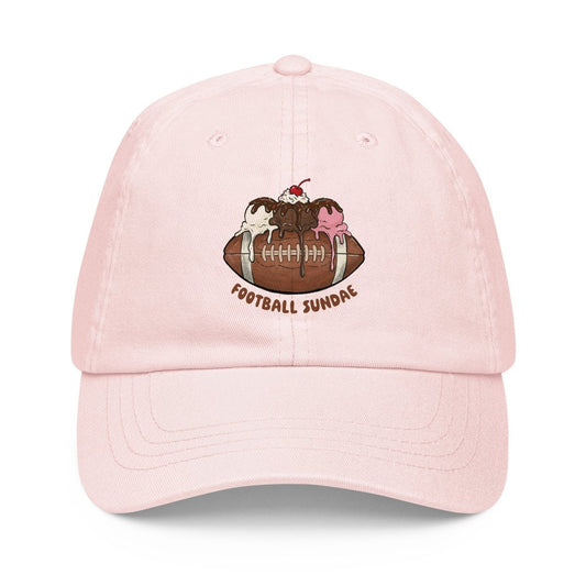 Football Sundae - Pastel Classic Baseball Hat - Christine Hellman