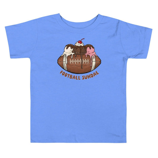 Football Sundae - Toddler Short Sleeve Tee - Christine Hellman