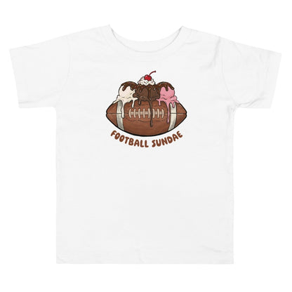 Football Sundae - Toddler Short Sleeve Tee - Christine Hellman