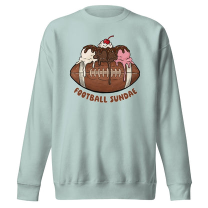 Football Sundae - Unisex Premium Sweatshirt - Christine Hellman