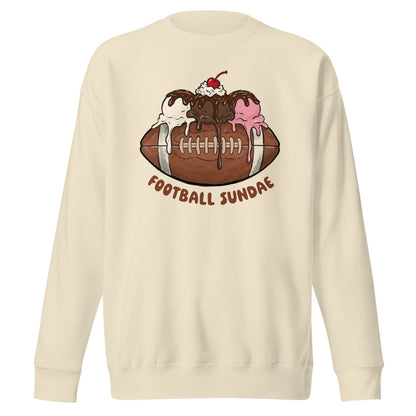Football Sundae - Unisex Premium Sweatshirt - Christine Hellman