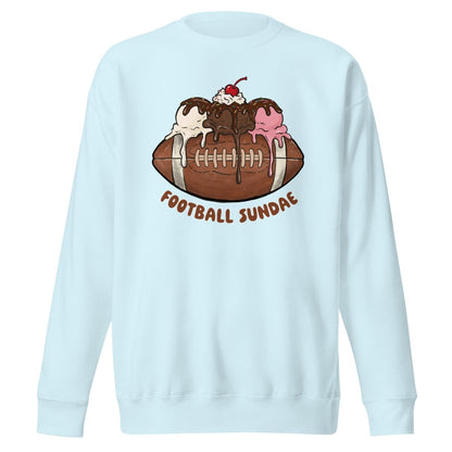 Football Sundae - Unisex Premium Sweatshirt - Christine Hellman