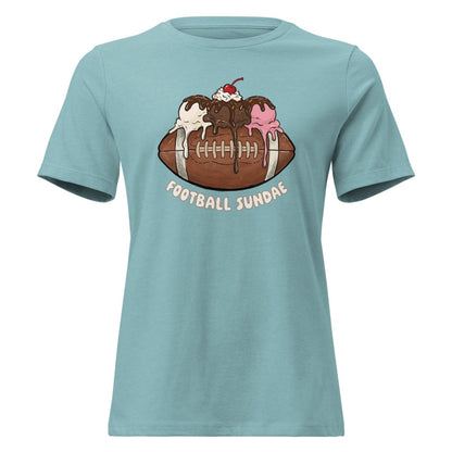 Football Sundae - Women's Relaxed T-Shirt - Christine Hellman