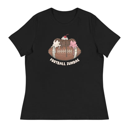 Football Sundae - Women's Relaxed T-Shirt - Christine Hellman