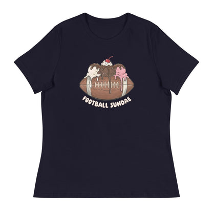 Football Sundae - Women's Relaxed T-Shirt - Christine Hellman