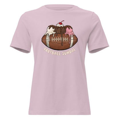 Football Sundae - Women's Relaxed T-Shirt - Christine Hellman