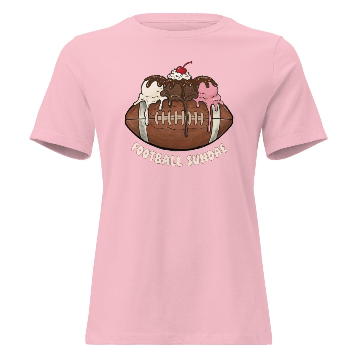 Football Sundae - Women's Relaxed T-Shirt - Christine Hellman