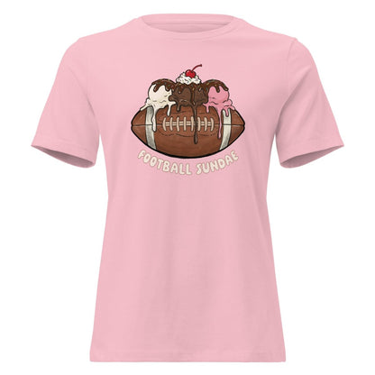 Football Sundae - Women's Relaxed T-Shirt - Christine Hellman