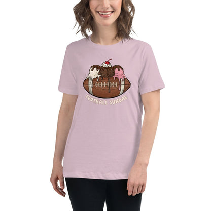Football Sundae - Women's Relaxed T-Shirt - Christine Hellman