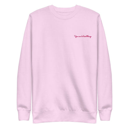 You Can Do Hard Things - Unisex Premium Sweatshirt - Little Brush Creative