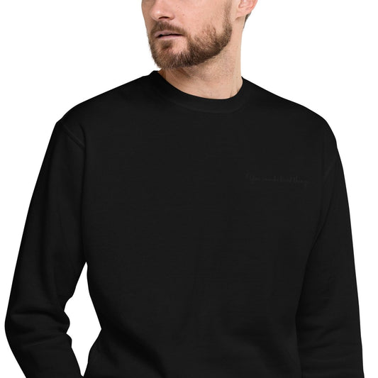 You Can Do Hard Things - Unisex Premium Sweatshirt - Little Brush Creative